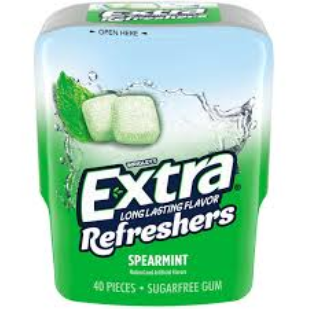 EXTRA REFRESHERS GUM SPEARMINT 30'S 67G